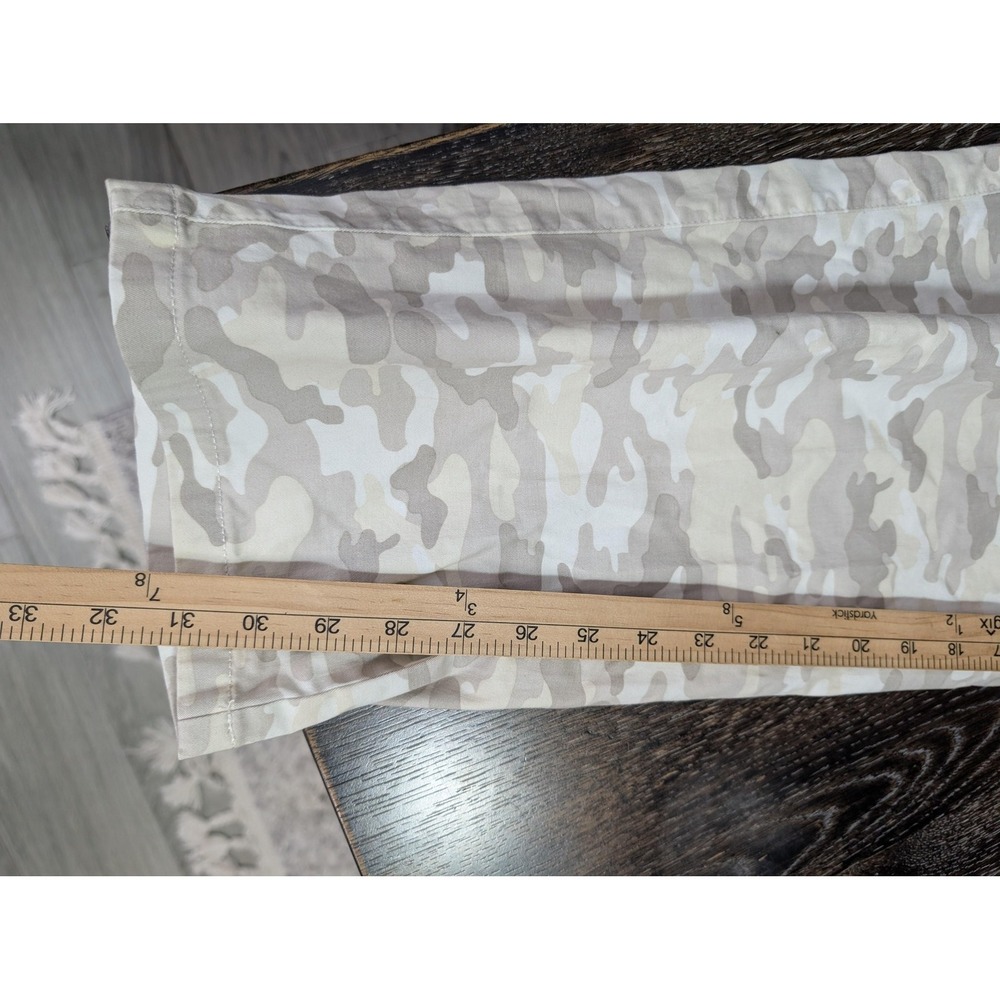 Denim & Co. Pants Womens 2XT Beige Camo Relaxed Chino Pull On Stretch Pockets - Picture 8 of 8